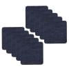 10-Pack Denim Iron-On Repair Patches, Small Size for Jeans, Pants, Elbows & Clothing Mending, Strong Adhesive Backing for Easy Application