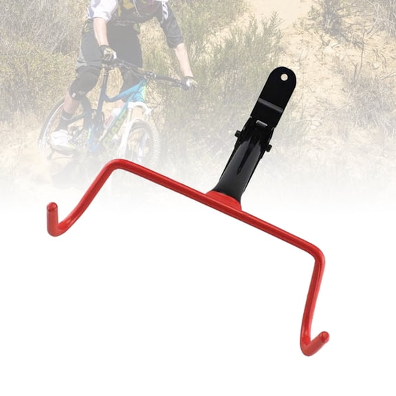 Soimiss Hanging Bike Rack Wall Hook Rack Steel Black for Long Term Storage 1Pack