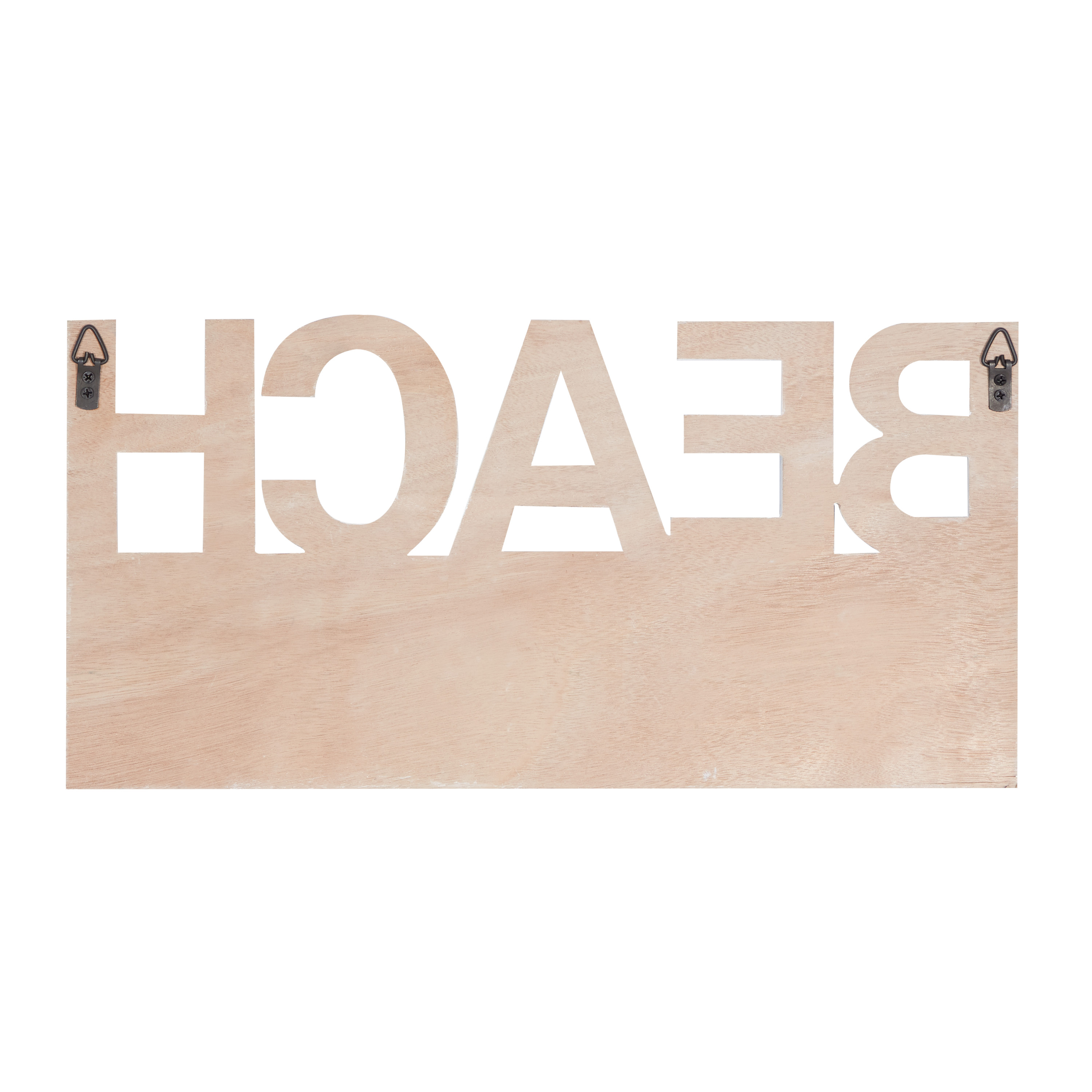 DecMode Blue Wood Coastal Wall Hook