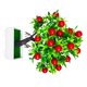 thumbnail image 3 of Planta artificial en maceta Oficina en casa Hotel Adorno de árbol de plástico Mesa Centro de mesa Verdor en maceta falso, Fruta roja Sweethay HA7054-01B, 3 of 6