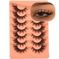 thumbnail image 1 of Pestañas postizas ALICROWN Wispy Lashes de aspecto natural, 7 pares, 1 of 9