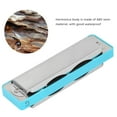 thumbnail image 3 of Professional Blues Harmonica 10‑Hole Mouthorgan G Key Electroplating Base Beginner Gifts Musical Instrument, 3 of 8