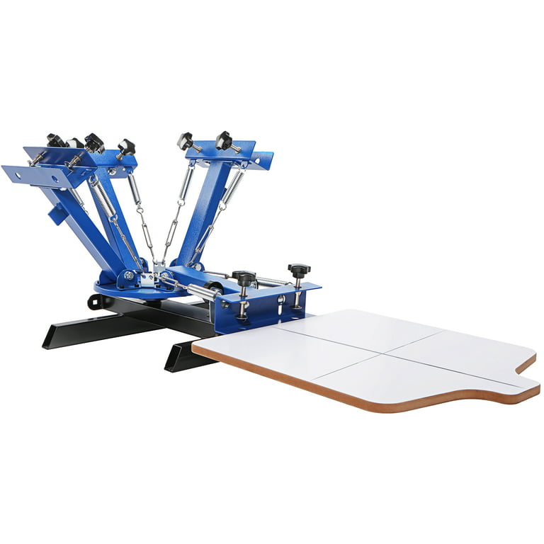 VEVOR 1/4 Color 1/2/4 Station Steel Silk Screen Printing Machine