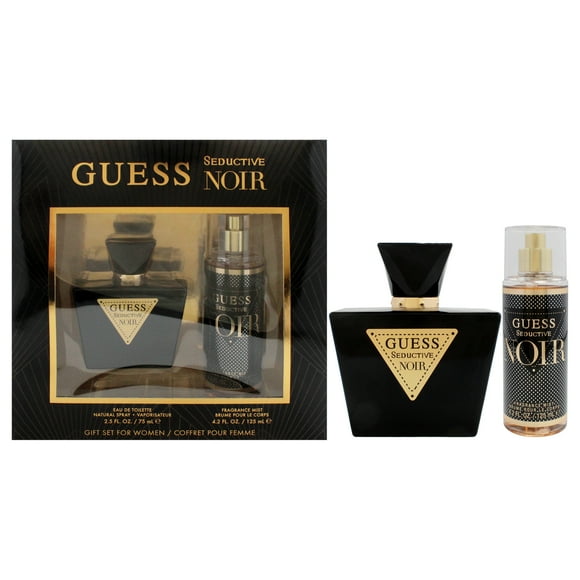 Guess Seductive Noir par Guess pour Femmes - Ensemble Cadeau 2 Pcs 2.5oz EDT Vaporisateur, 4.2oz Brume Parfumée