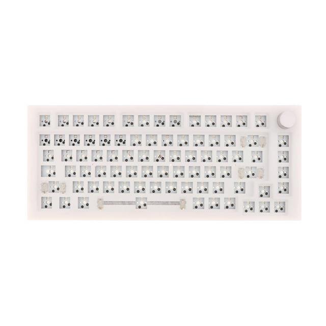 de bricolaje de mecánico Nt75 intercambiable en lechoso Baoblaze Juegos de teclados mecánicos