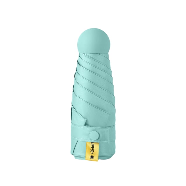 Paraguas lluvioso Wosthever Mini Bolsillo ligero Moda color verde