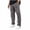 Gray, variant on Men's Casual Cargo Pants High Elastic Waisted Stretch Joggers Fashion Baggy Jogger Pants with Pockets