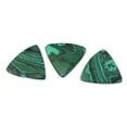 thumbnail image 1 of Milaget 3 Pieces Malachite Triangle Plectrums Picks for Guitar Banjo Musical Instrument, 1 of 7