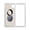 Grey, variant on Abstract Art Sun Window Privacy Film, Modern Art Black Round Rustic Static Cling UV Sun Blocking Tint Film Heat Control Windows Films for Bedroom Bathroom, Window Stickers 17.7"x39.3"
