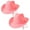 Pink, variant on 2 Pack Cowboy Hat for Women Men DIY Western Cowgirl Hats Plain Felt Dress-up Play Costume Party Hat Adjustable Strings Valentine's Day Gift, Black