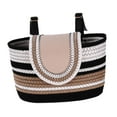 thumbnail image 3 of koolsoo Bike Basket Bike Decoration Front Basket for Shopping Riding Camping Brown, 3 of 9