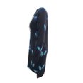 thumbnail image 4 of FOCUSNORM Robe Imprimée d'Halloween pour Femmes Juniors, Mode à Nouer Col Rond Manches Longues une-Pièce, 4 of 6