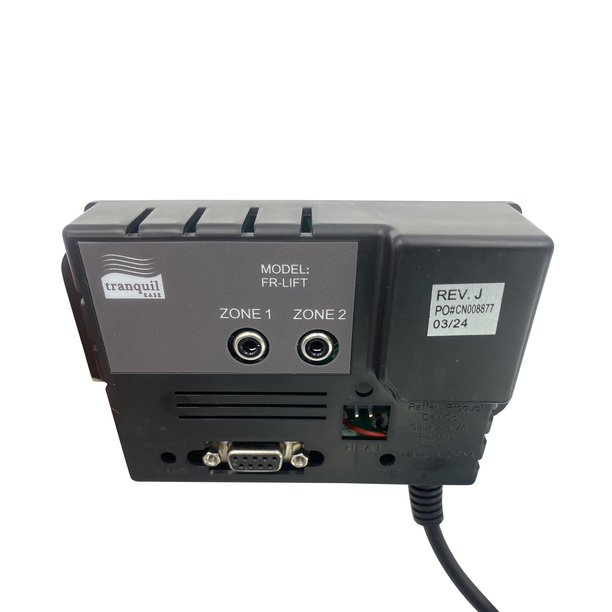 Raffel Systems 2802 Junction Box Model FR-LIFT for Lift Chairs Power Recliner, black