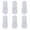 6White, variant on LDU No Show Socks Women, Ultra Thin Mesh Breathable Fabric Invisible Non-Slip Socks, 6Pairs