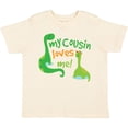 thumbnail image 3 of Inktastic My Cousin Loves Me Dinosaur Boys or Girls Toddler T-Shirt, 3 of 5