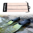 thumbnail image 1 of Bolsa de buceo de bolsas de aletas de snorkel con correa para el hombro para la playa de surf de deportes acuáticos rosa, 1 of 8