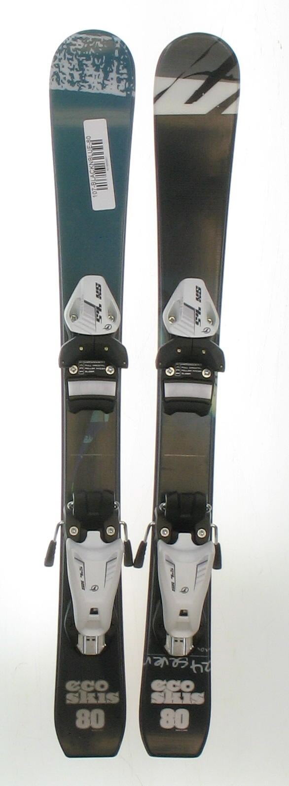 New ECO BlacknBlue Kids Jr. Shape Snow Ski with Tyrolia SX 4.5