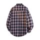 thumbnail image 3 of Kalauyu Men's Lightweight Shirts Long Sleeve Casual Plaid Button Down Shirt Jacket with Pockets, 3 of 3