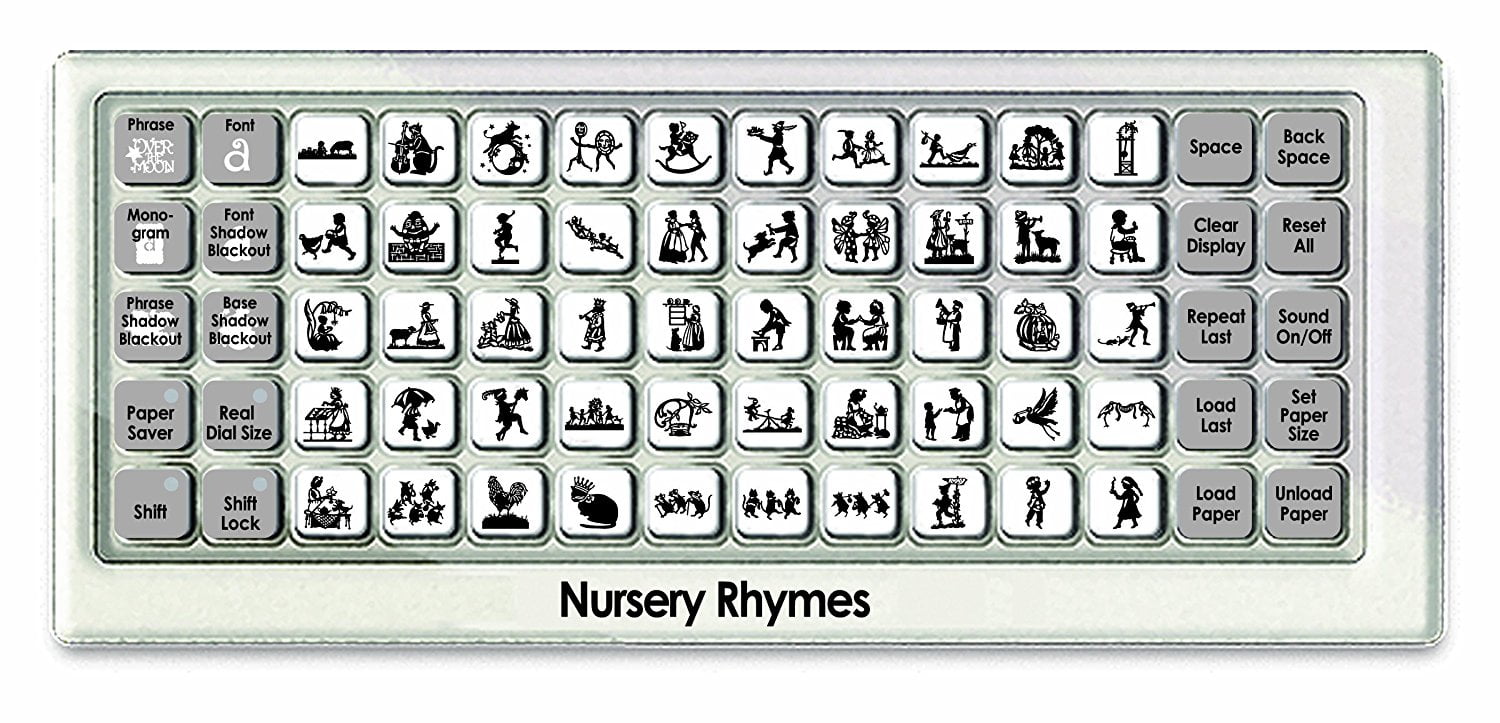 Buy Cricut Cartridge, Nursery Rhymes, Shape cartridge for use with all