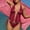 Swimsuit-129Red, variant on Gamivast Swimsuits for Women Tankini Sets Push up Halter Flyaway Top Shell Detail Side Tie Bottom Push up Bathing Suits Beach High Waisted Bikini Vacation