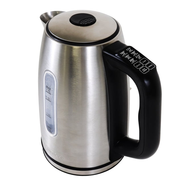 Kenmore Bouilloire Numérique Sans Fil 1,7 L (1,8 qt) - Acier Inoxydable