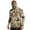 Z31-Khaki, variant on Men’s Camo Fishing Hooded Sun Protection Shirt, Full Face Cover UPF 50+ Long Sleeve Top, Breathable Quick Dry Performance Jacket
