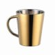 thumbnail image 1 of Gold Stainless Steel Coffee Cup with Handle, 300ml Capacity, 1 of 5