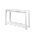 thumbnail image 3 of 48" Indoor Coastal Wood Sofa Table - Solid White, 3 of 5