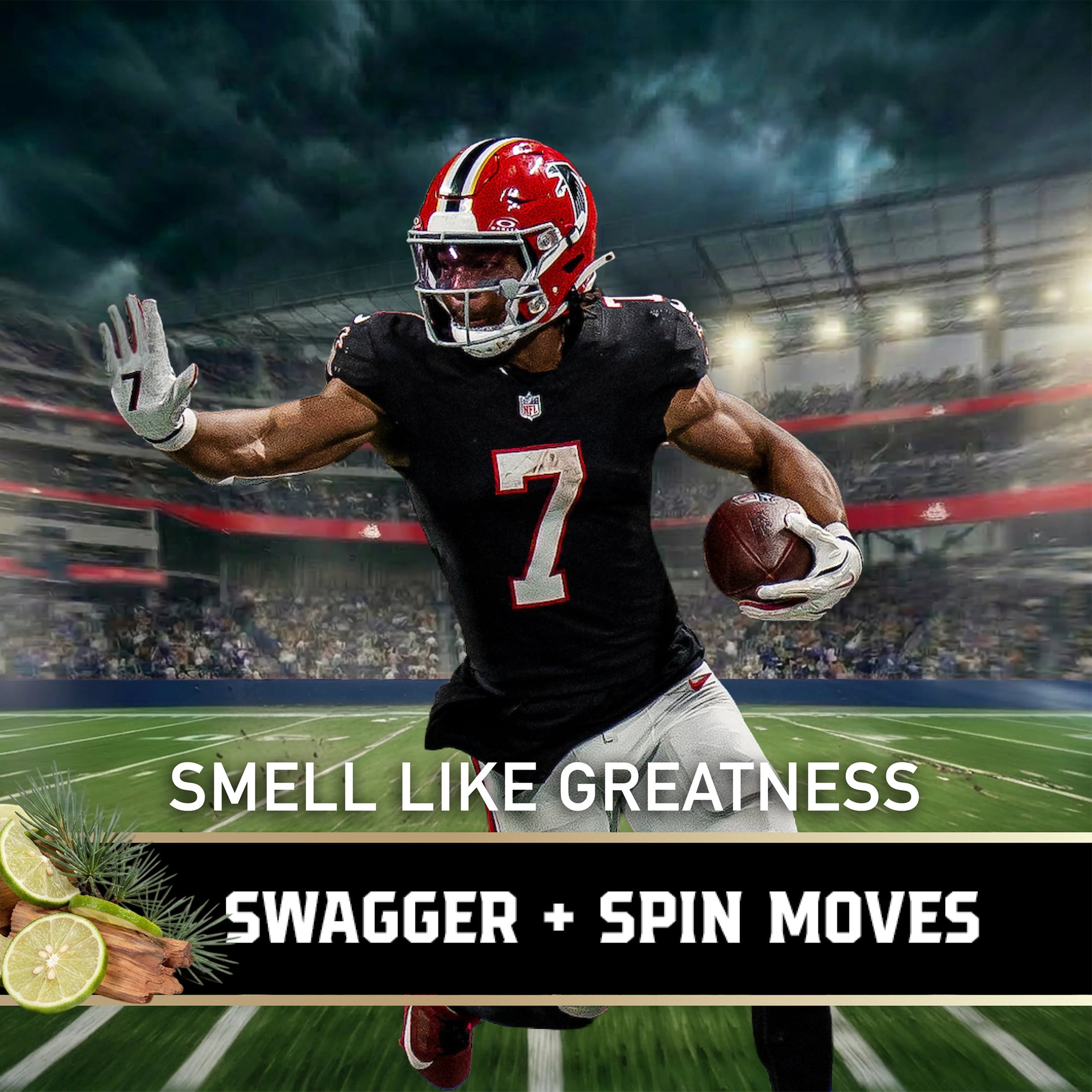 Old Spice Body Wash for Men, NFL Collection, Bijan Robinson, Scent of Swagger + Spin Moves, 24 fl oz