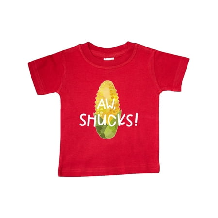 

Inktastic Aw Shucks! Corn on the Cob Humor Gift Baby Boy or Baby Girl T-Shirt
