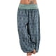 thumbnail image 1 of WILLBEST Pantalones Casuales para Mujer, con Estampado de Banda Holgada, Cómodos, de Corte Ancho, para Uso Diario. Chica, 1 of 3