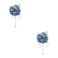 thumbnail image 3 of relayinert Timeless And Elegant Corsage Wedding Brooches For Unforgettable Occasions dark green 2Set, 3 of 6