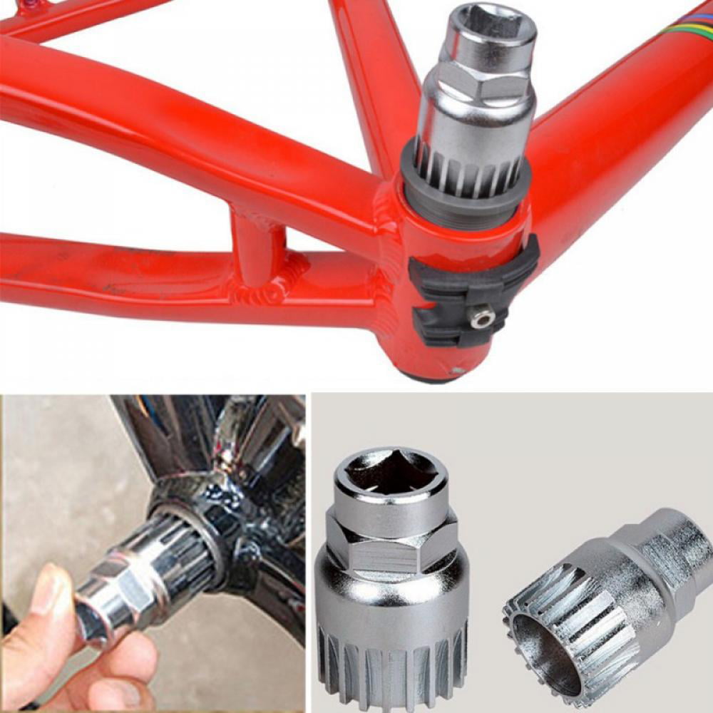 4PCS Mountain Bicycle Repair Tool Bike Crank Wheel Puller Pedal Remover Tool Set 