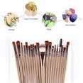 thumbnail image 2 of 20 Pcs Makeup Brushes Proffesional Cosmetics for Face Makeup Brush Set Powder Concealer Eyeshadow Eyebrow Lip Brush Beauty Tools, Black, 2 of 8
