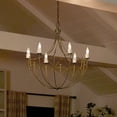 thumbnail image 6 of 6 Light Medium Chandelier In Homestead Style-30.25 Inches Tall And 28.25 Inches Wide-Character Bronze Finish    -Traditional Installation Kichler, 6 of 8