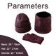 thumbnail image 2 of Apuakthei - Gorro, guantes y bufanda para hombre y mujer, 3 piezas, gorro de invierno con pantalla táctil, guantes y bufanda con forro de punto, 2 of 5
