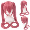 thumbnail image 1 of Wig Long Straight with 2 Ponytail Wig Hatsune Miku Cosplay, 1 of 1
