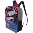 thumbnail image 3 of Hot Wheels Backpack Combo Set - Hot Wheels Boys' 3 Piece Backpack Set - Backpack, Waterbottle and Carabina (Black/Grey), 3 of 5