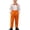 Orange, variant on QTBIUQ Toddler Boys Three-Piece Suit Set Cotton Turn-Down Collar Shirt and Suspender Pants Formal Outfit Set with Bow Tie