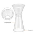 thumbnail image 5 of Uxcell Measuring Cup 20ml/10ml PC Plastic Double Head Beaker Clear 3 Pack, 5 of 5