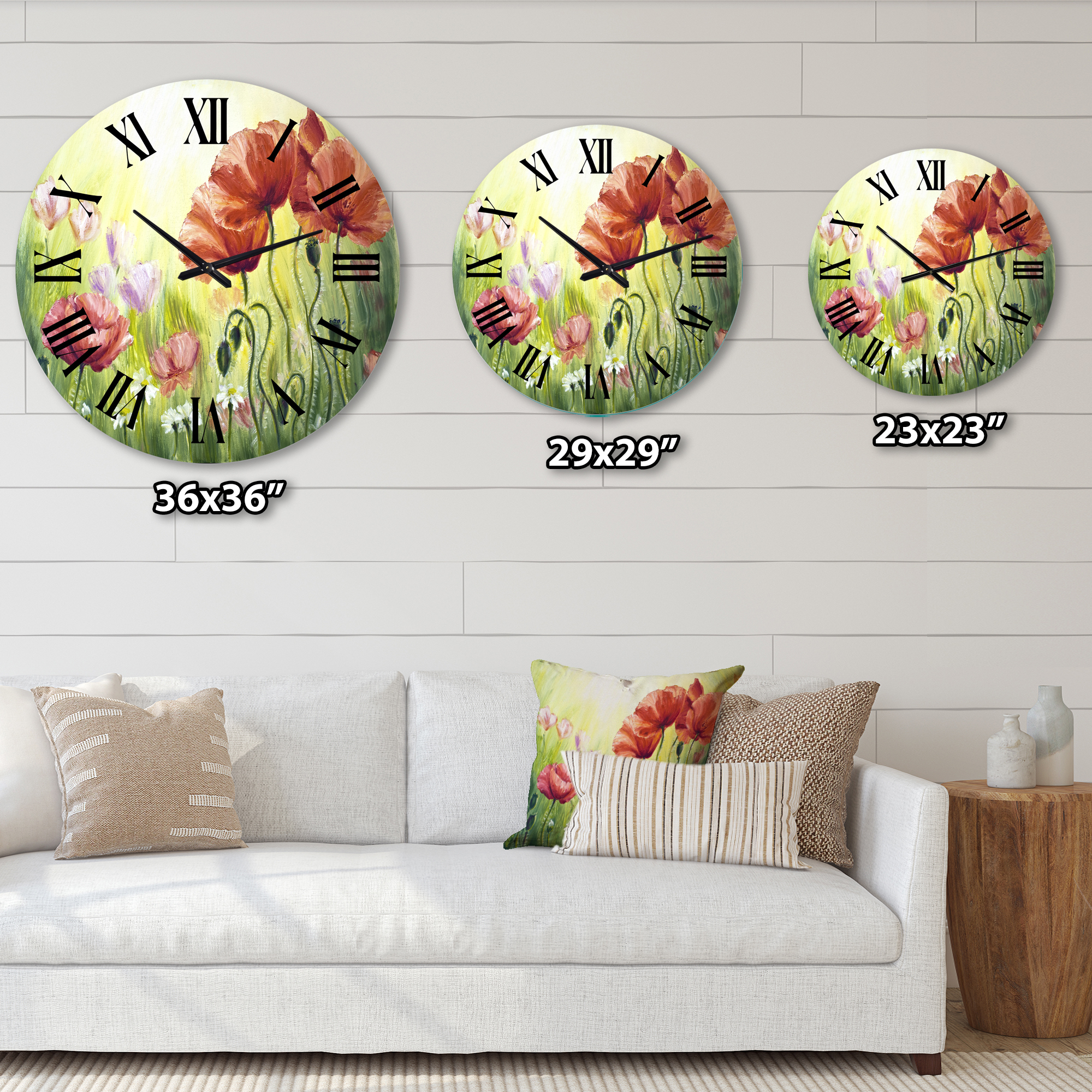 Designart 1 in Traditional Wall Clock