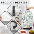 thumbnail image 5 of FKELYI Green Leaf Print Blender Dust Cover Water Resistant Blender Dustproof Covers Stand Mixer Coffee Maker Protective Cover with Handle Kitchen Decoration, 5 of 6