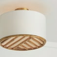 thumbnail image 5 of Capital Lighting - Soleil - 3 Light Semi-Flush Mount In Coastal Style-14 Inches, 5 of 7