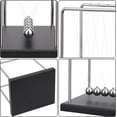thumbnail image 4 of Newtons Cradle Balance Balls Science Physics Gadget Desktop Deco Rojo Verde, 4 of 5