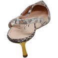 thumbnail image 3 of Agl Women's Slingback Pump Fog / Yellow Ankle-High Snakeskin - 7M, 3 of 3