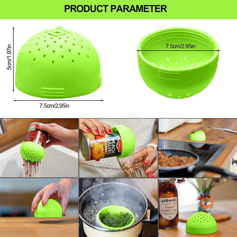 Kitchen Colander Strainer Set, Colander Plastic Set, Portable Food  Strainer, 6Pcs Drain Basin and Basket for Washing and Draining Fruit,  Vegetables