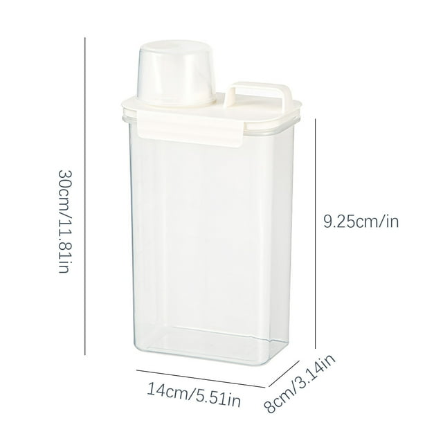 Food Storage Containers Household Plastic Transparent Large Sealed Jar, Rice and Miscellaneous Grain Storage Box, Kitchen Food Storage Jar Airtight Food Storage Containers