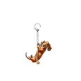 thumbnail image 1 of Llavero acrílico con diseño de perro salchicha de 10 cm, bonito amante de los perros, 1 of 2