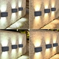 thumbnail image 3 of Up Down Solar Wall Light, 600mAh Double End Solar Wall Mounted Lamp Simple Installation  For Patio, 3 of 8