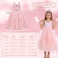 thumbnail image 2 of Marendyee Dress for Girls Pink Tulle and Sequin Dress for Kids Halloween Cosplay Costumes, 2 of 15